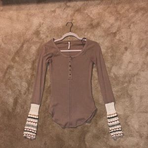 Free People Thermal Ski Lodge Henley